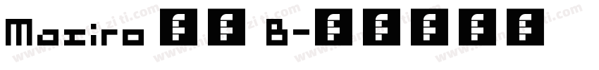 Masiro 墨方 B字体转换